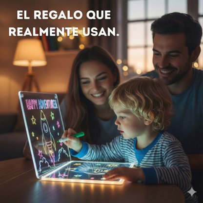 PIZARRA MÁGICA + KIT LAPICES ¡NO MÁS PANTALLAS!