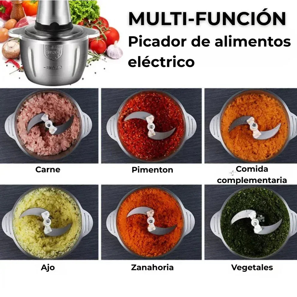 Procesadora Picadora de Alimentos 2lts Motor de 200W - LIQUIDACIÓN TOTAL