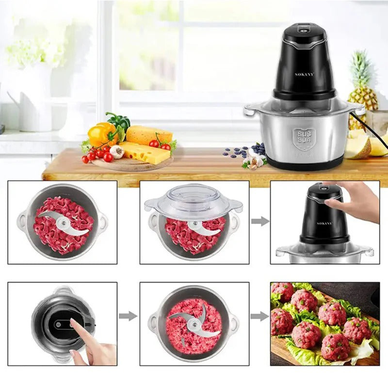 Procesadora Picadora de Alimentos 2lts Motor de 200W - LIQUIDACIÓN TOTAL
