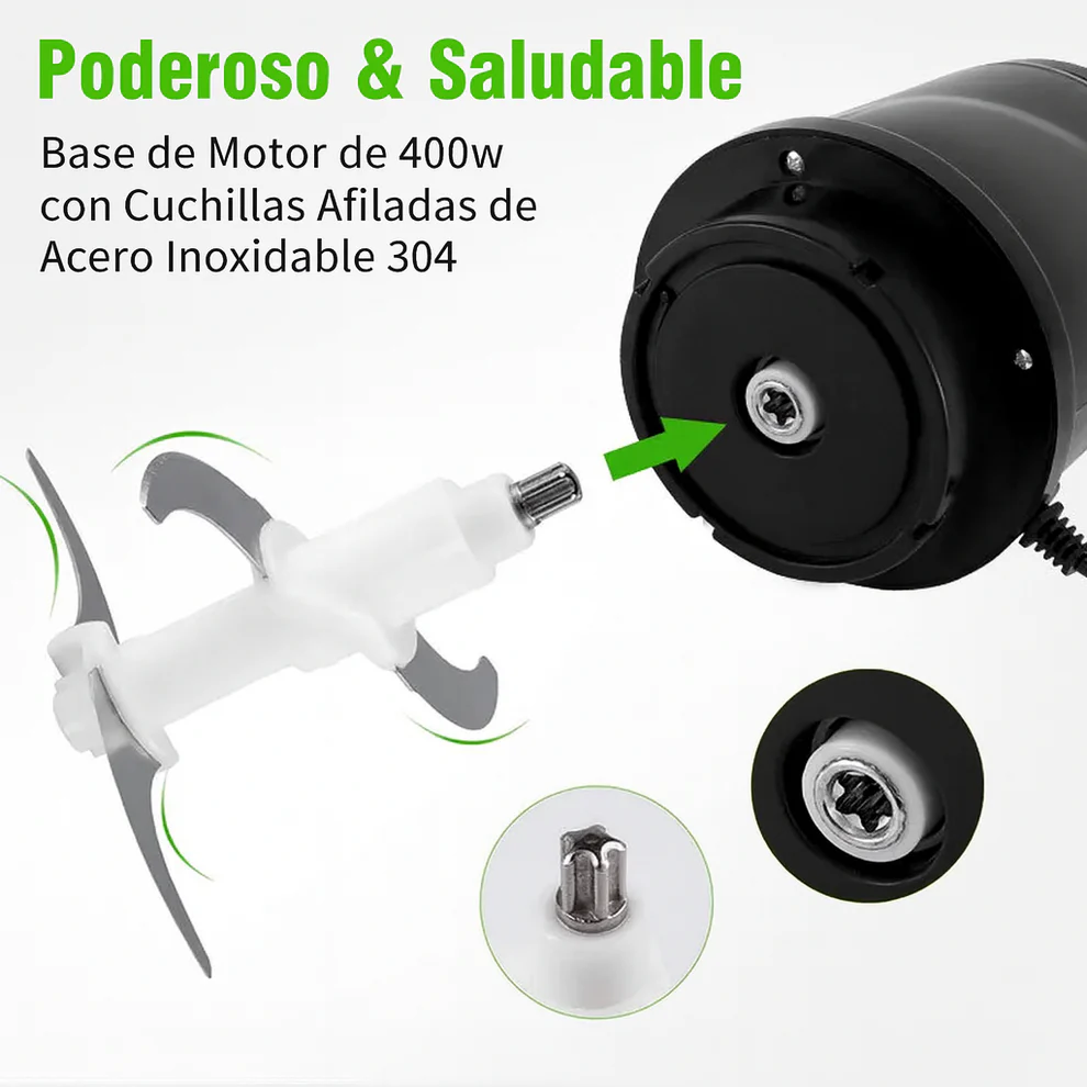 Procesadora Picadora de Alimentos 2lts Motor de 200W - LIQUIDACIÓN TOTAL